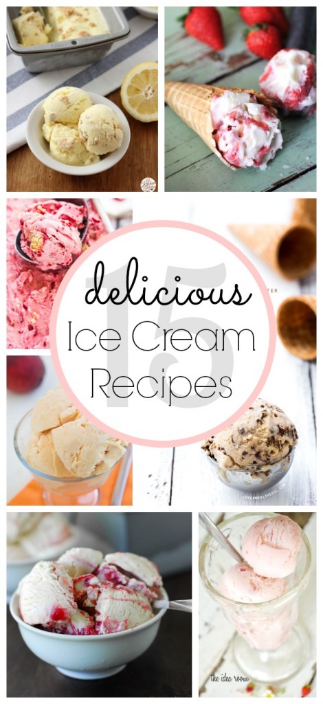 15 delicious ice cream recipes - www.classyclutter.net
