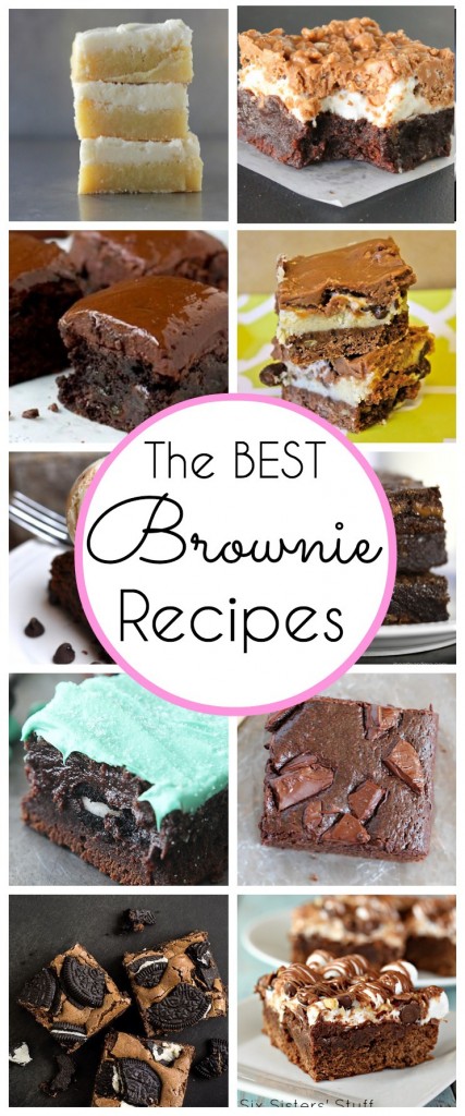 The BEST Brownie Recipes on Pinterest - www.classyclutter.net