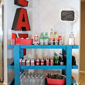 DIH Workshop with Home Depot – Rolling Beverage Cart