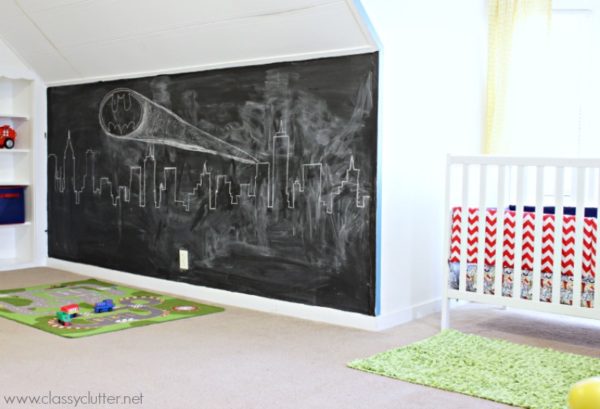 Modern Superhero Boys Room