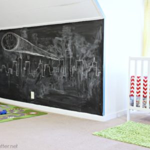 How to make a chalkboard wall