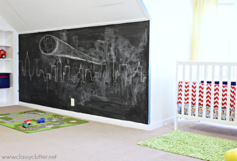 How to make a chalkboard wall