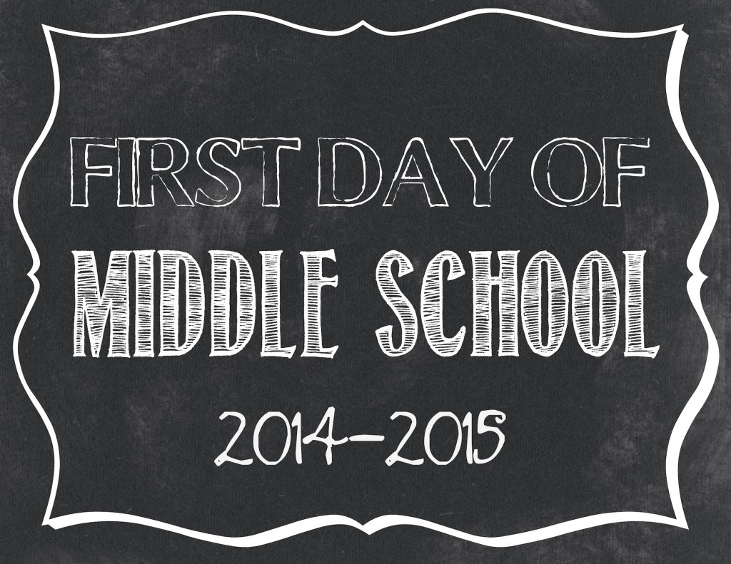 First Day Of School Printables 2014 2015 jpg Files Classy Clutter