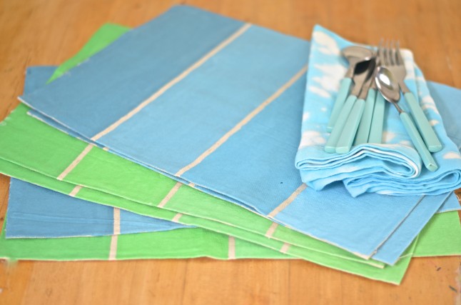 Painted Paint Swatch Placemats