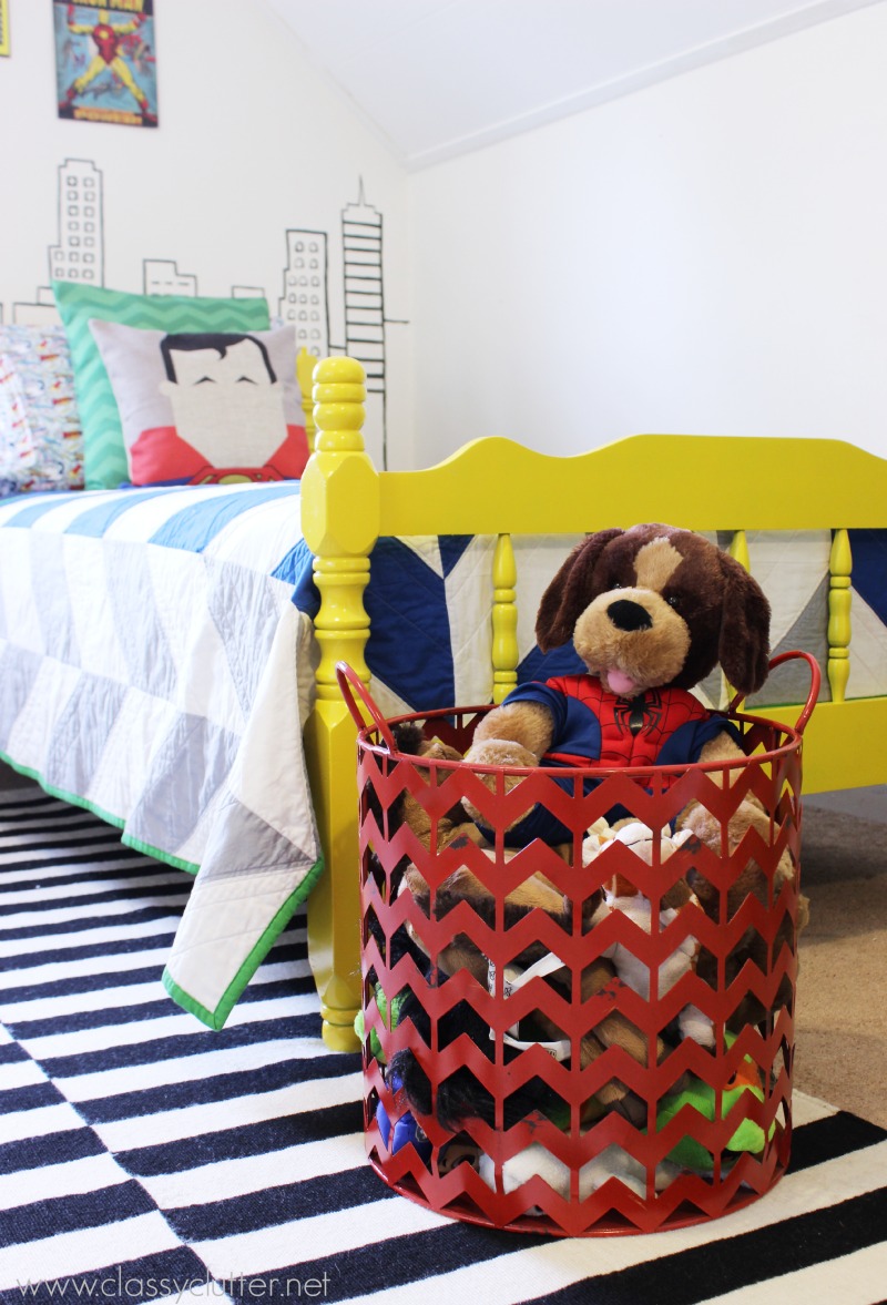 Modern Superhero Boys Room