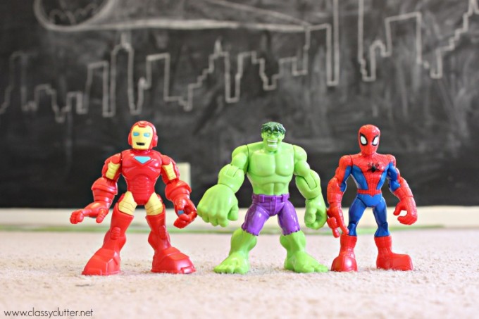 Modern Superhero Boys Room