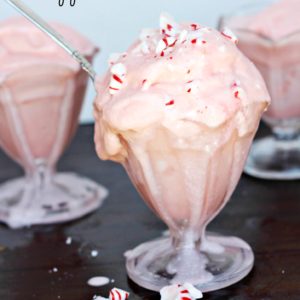 Homemade Peppermint Ice Cream