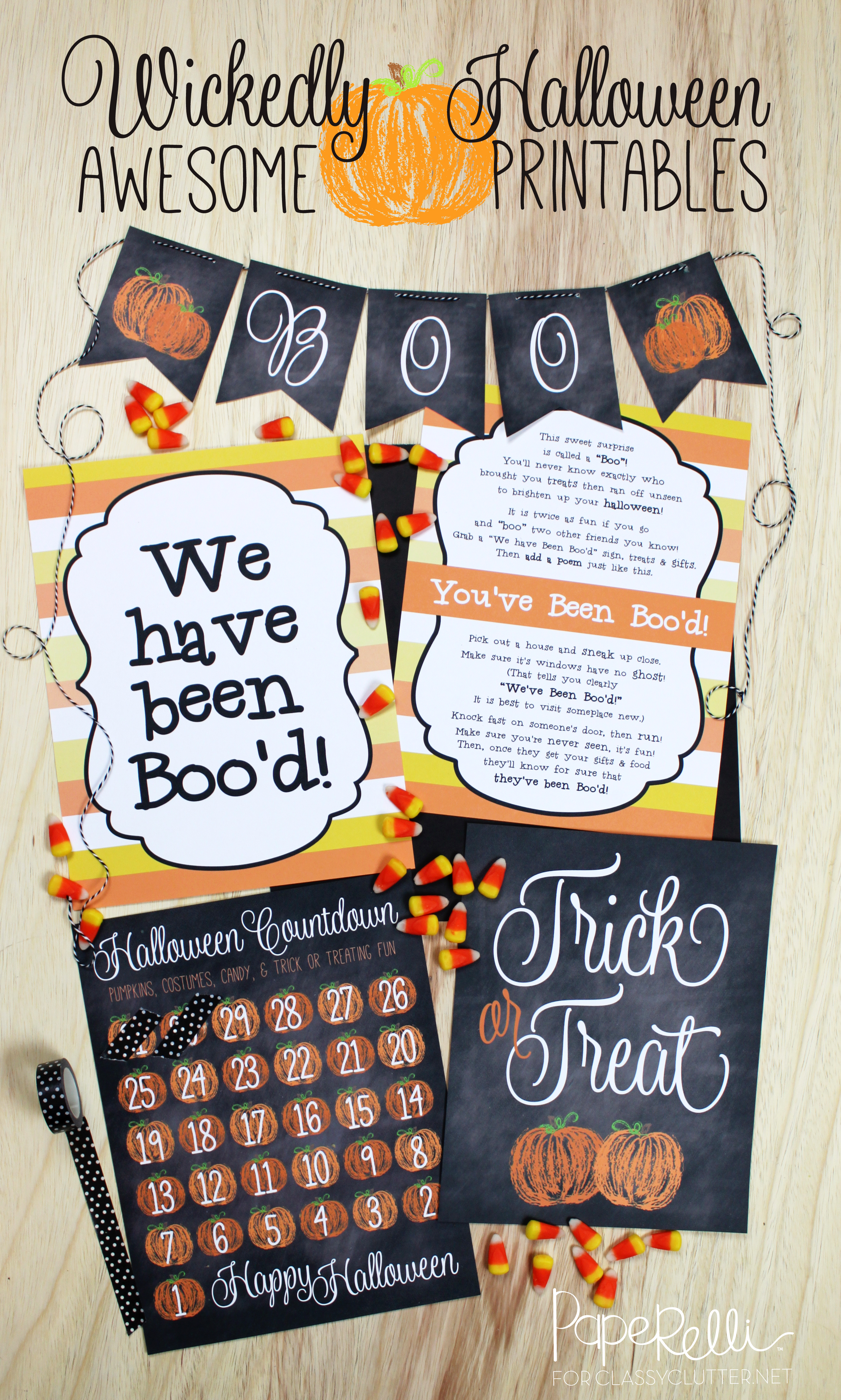 Wickedly Awesome Halloween Printables