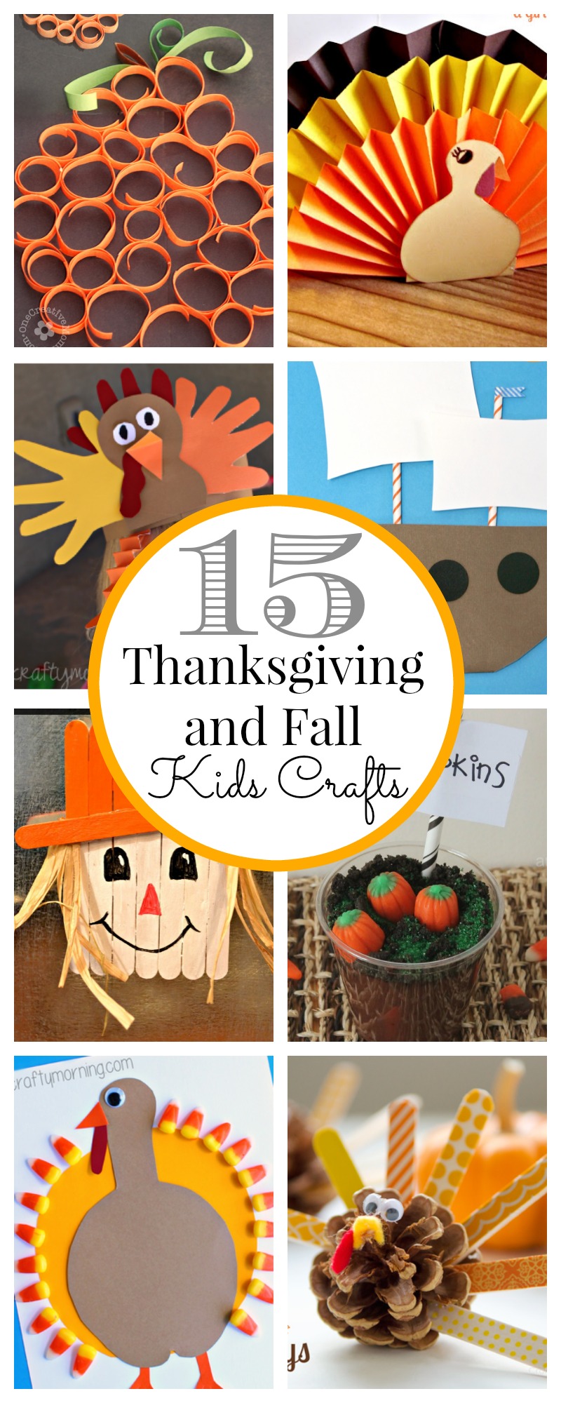 15 Thanksgiving Kids Crafts