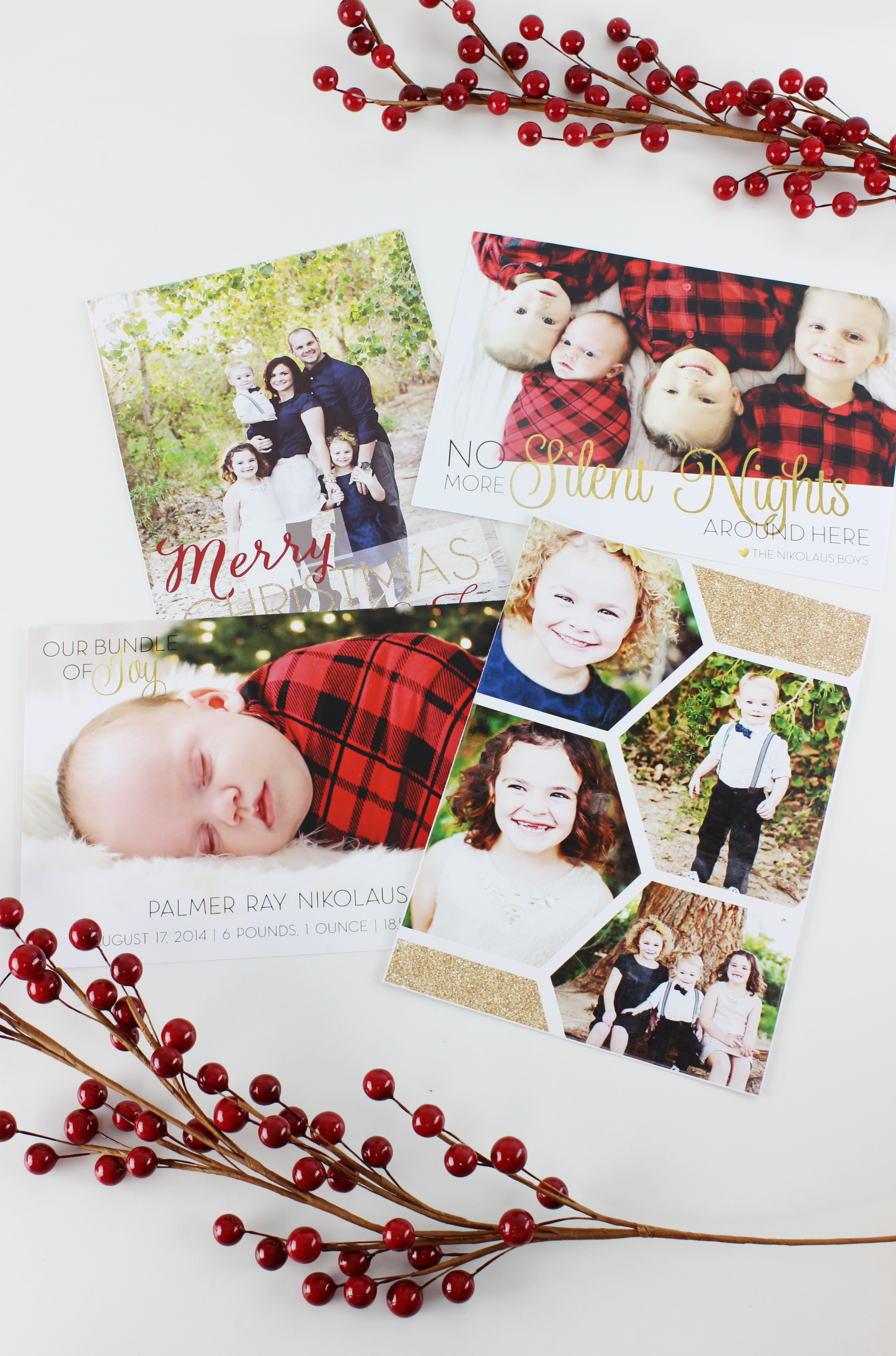 Christmas Countdown Printable and Custom Christmas Cards