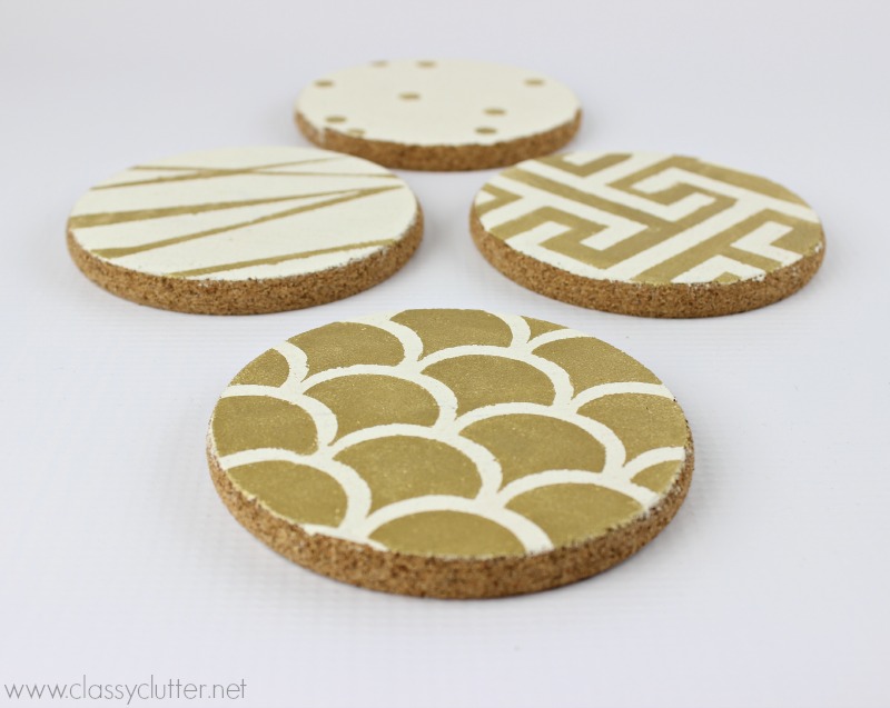 DIY Stenciled Coasters + $500 Amazon or Target Gift Card Giveaway