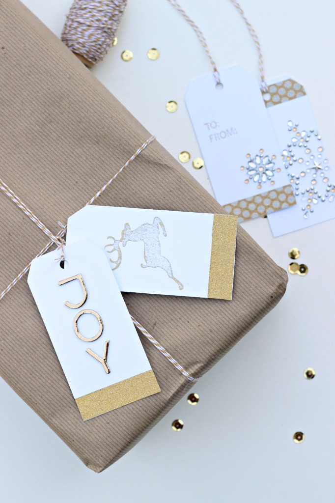 DIY Glamorous Gift Tags - Classy Clutter