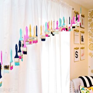 DIY Paintbrush Statement Art