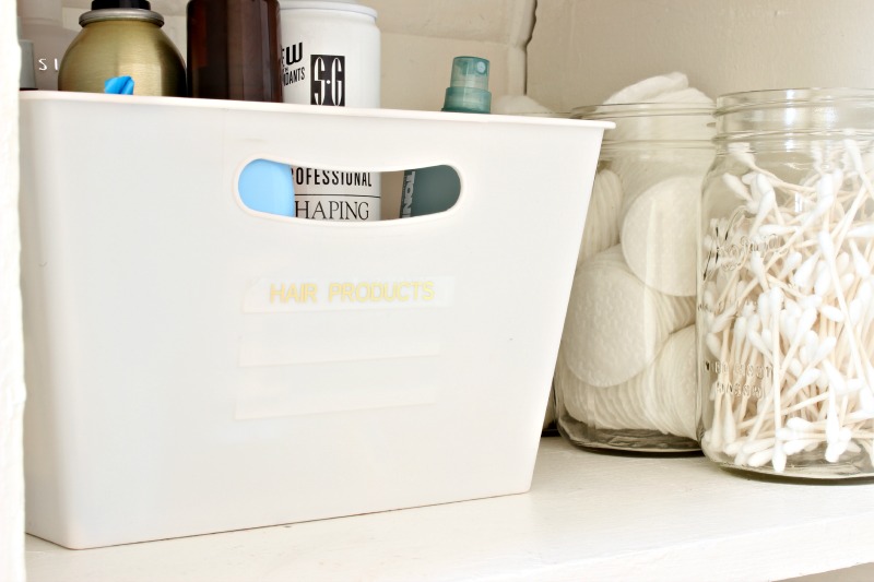 Hair Products in basket