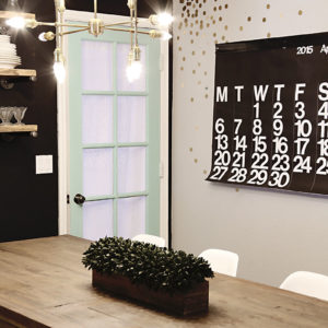 Moody and Rustic Dining Room Makeover