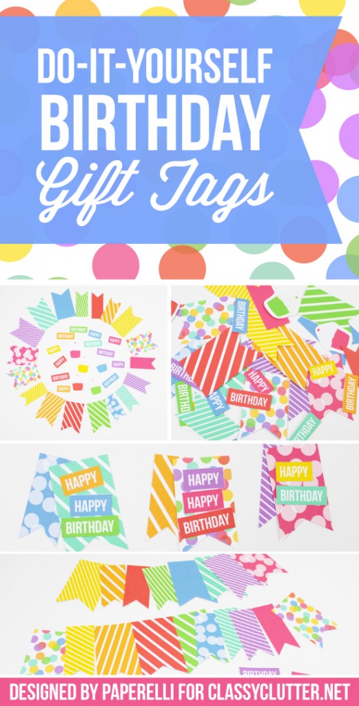 Do It Yourself Birthday Gift Tags