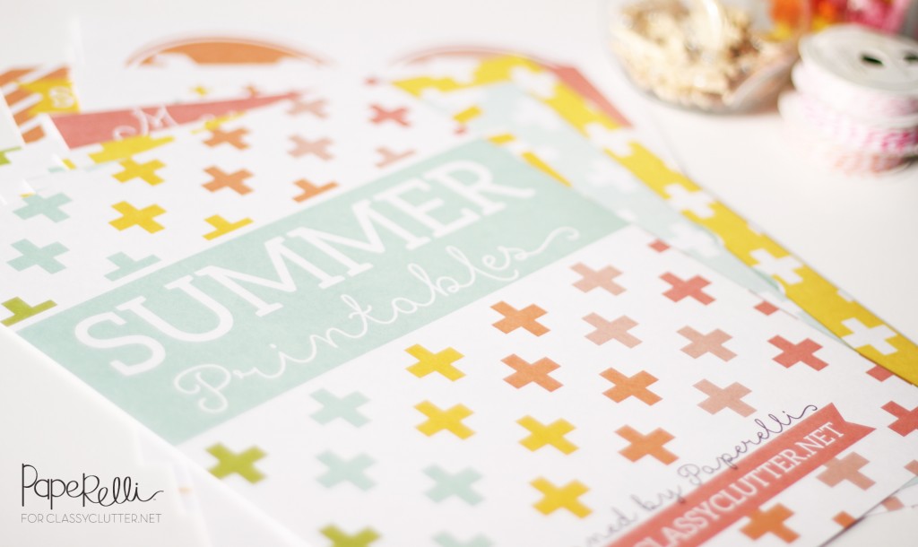 Summer Printables | designed by Paperelli for ClassyClutter.net