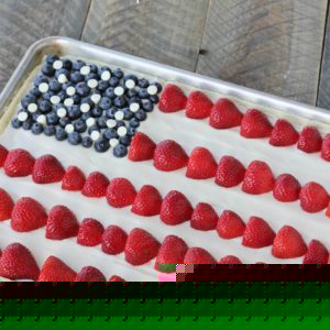 Easy Dessert: American Flag Fruit Pizza