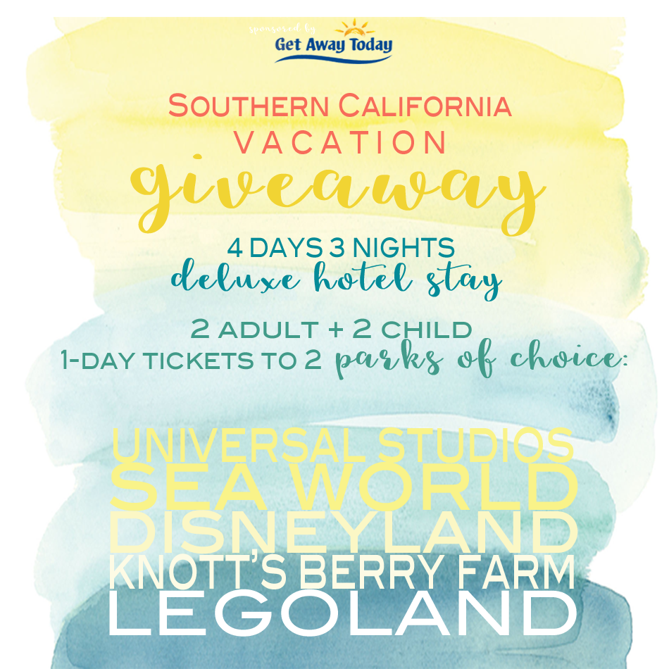 Southern California Theme Park and Vacation Giveaway