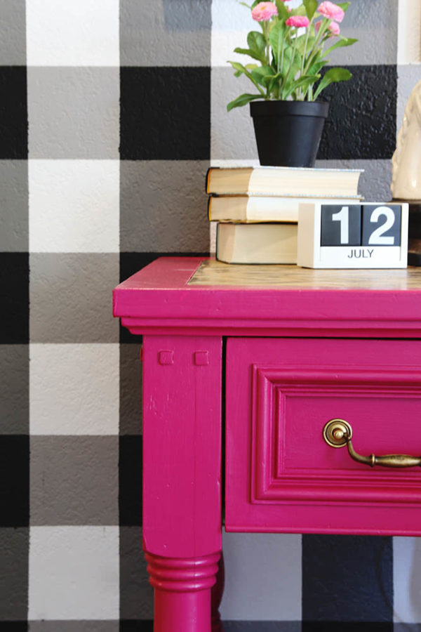 Check Walll Pattern DIY Buffalo Check Wall