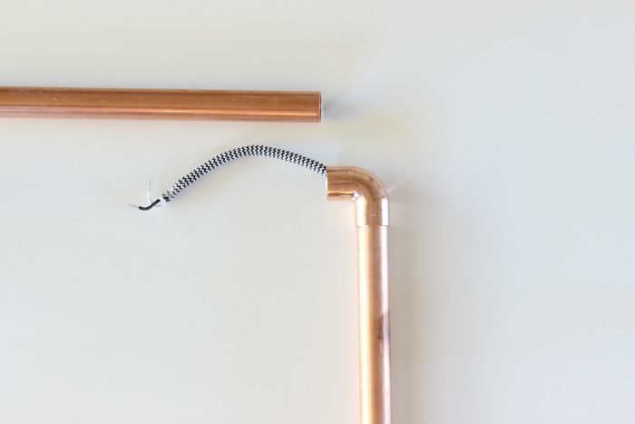 DIY Copper Wall Sconce - Step 3