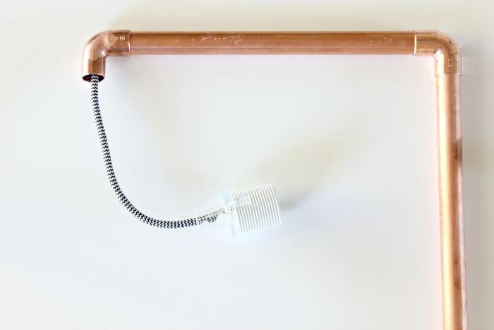 DIY Copper Wall Sconce - Step 6