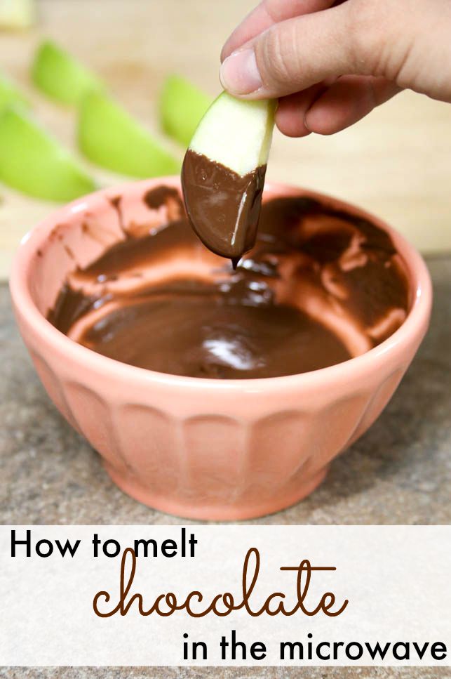 How to melt chocolate in the microwave - www.classyclutter.net