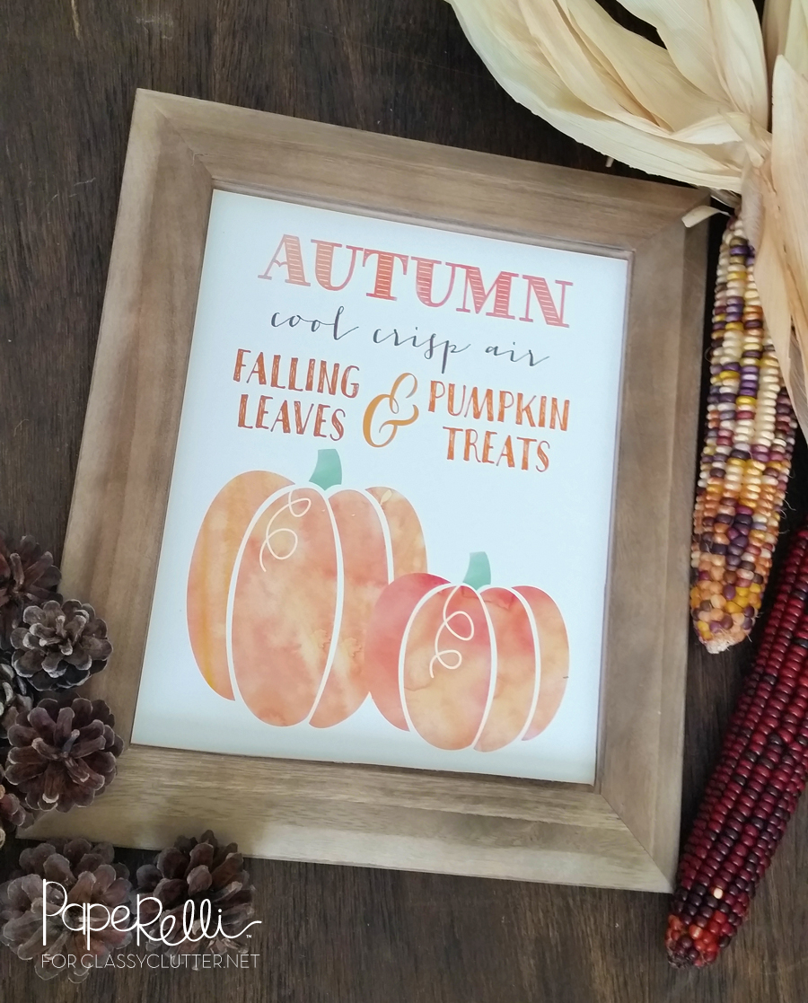 Fall Pumpkin Printable