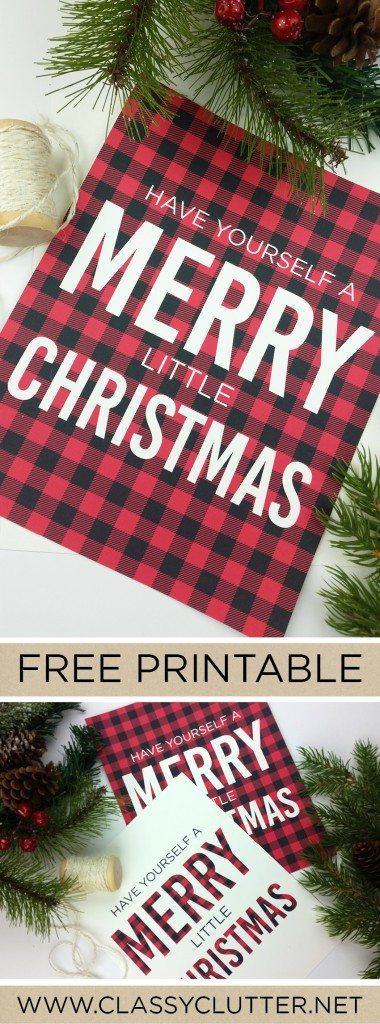 Christmas Printable by Paperelli for Classy Clutter