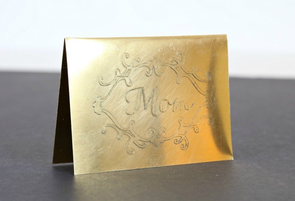 DIY Engraved Metal Placecards + Silhouette Black Friday DEALS!
