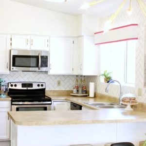 Mallory’s White Kitchen Makeover Reveal