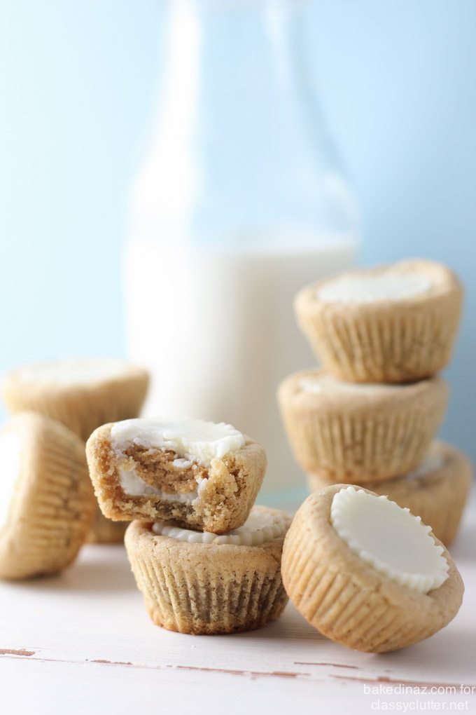 White Chocolate Peanut Butter Cookie Cup 