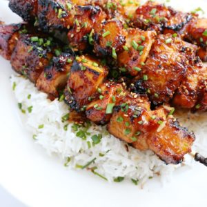 Easy Teriyaki Chicken Skewers