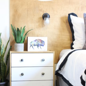 DIY Live Edge Headboard