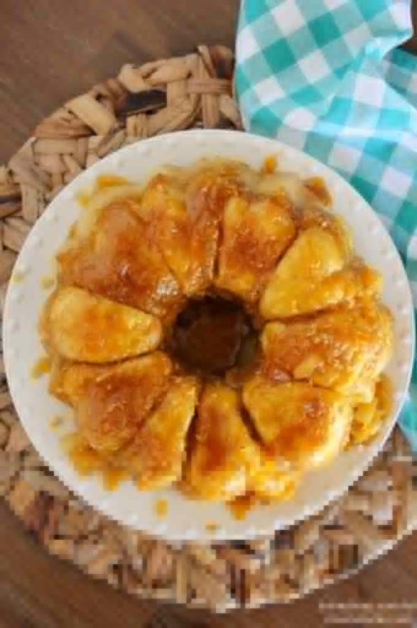 Pineapple Coconut Pull Apart Bread