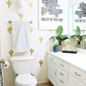 How to paint a bathroom vanity