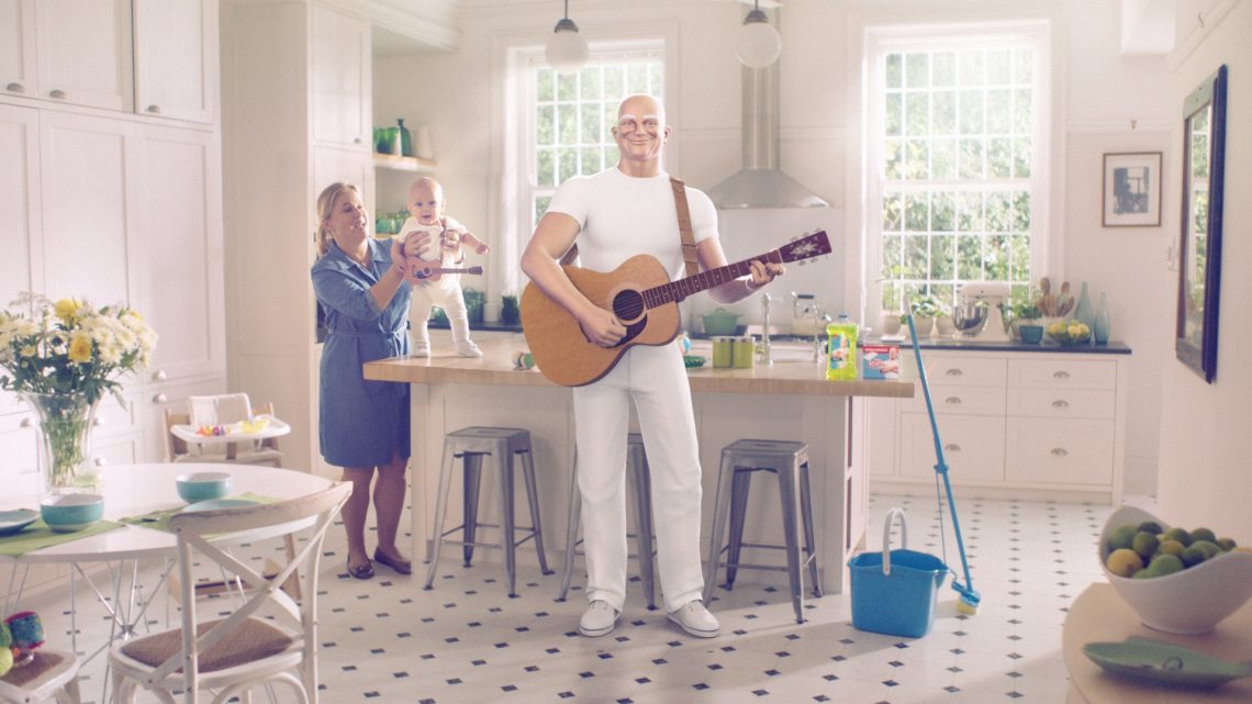 Mr. Clean will clean your whole house and everything thats in it!