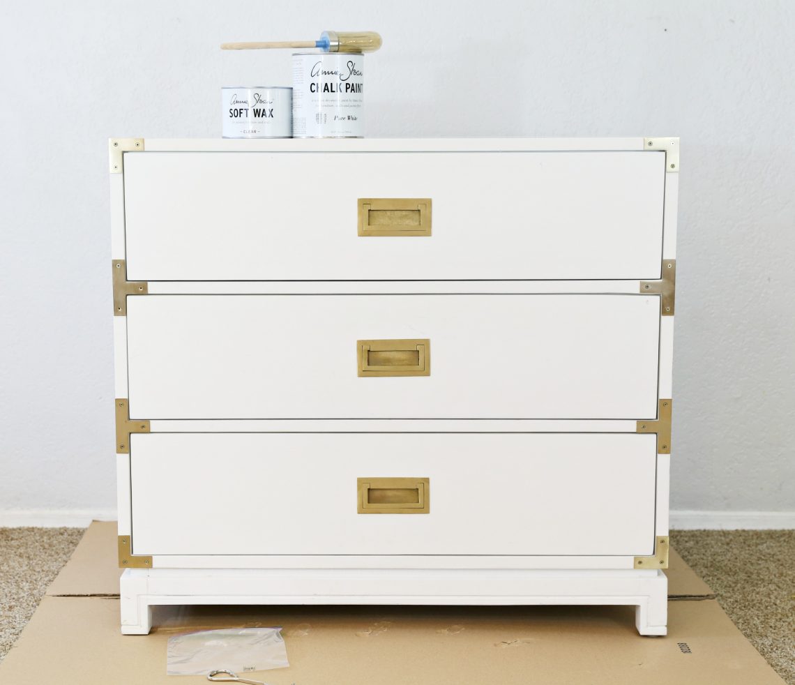How to paint a nightstand with chalk paint Classy Clutter