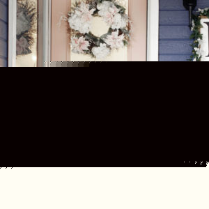 Prescott View Home Reno: Holiday Front Door Makeover and easy updates for your home!