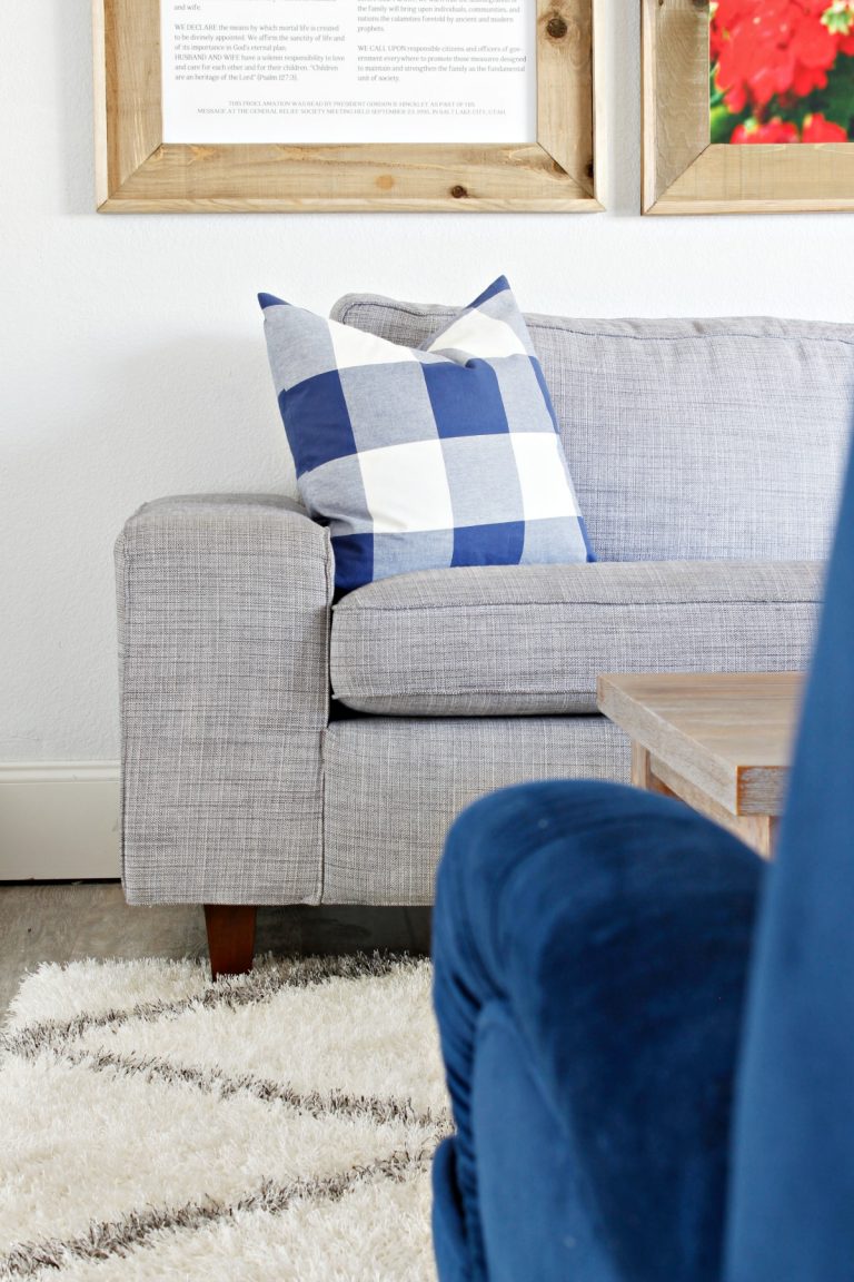 Prescott View Home Reno: Add legs to Ikea couches
