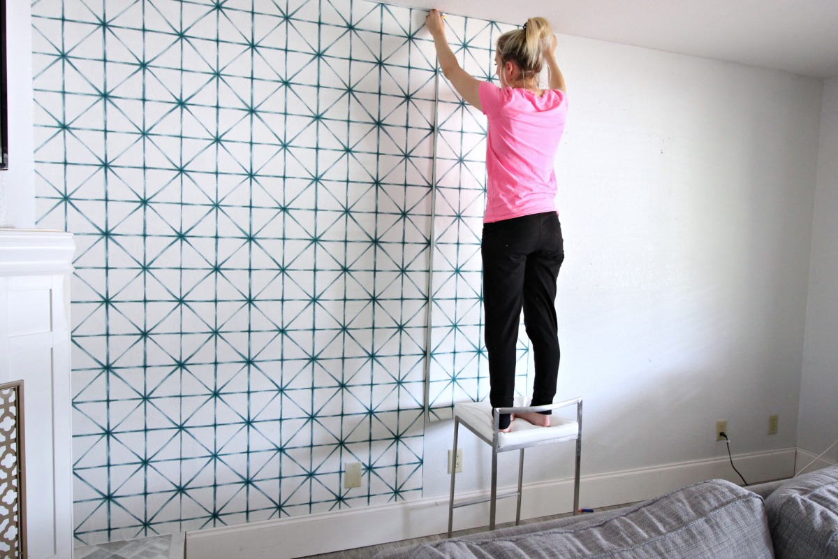 Prescott View Home Reno How to install wallpaper Classy
