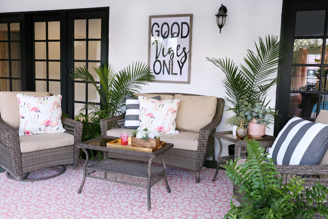 Palm Springs Inspired Patio Decor
