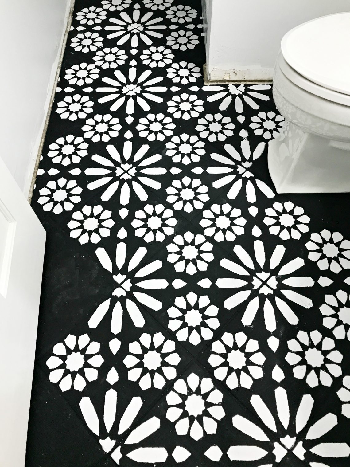How to Paint Floor Tile (Details &amp; Tips!) | Classy Clutter