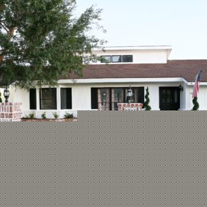 Modern Ranch House: Our Black and White Exterior Paint