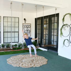 Modern Ranch Reno: DIY Outdoor Swing