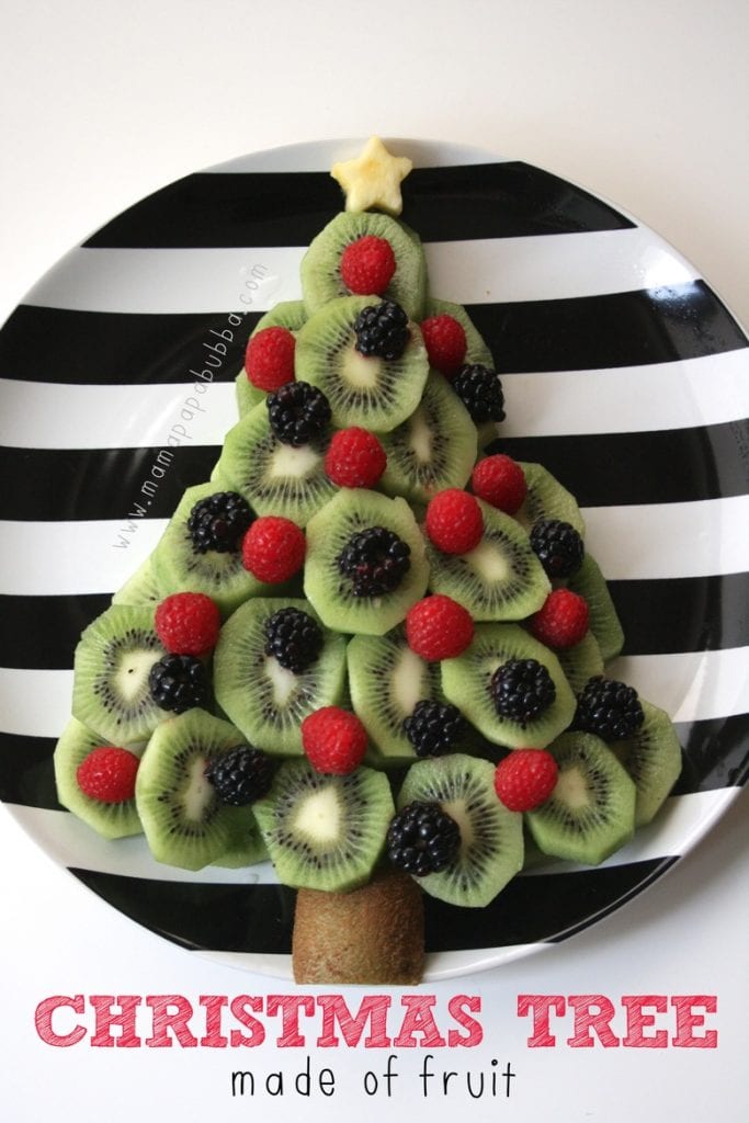 Christmas Breakfast Ideas - Fruit Christmas Tree