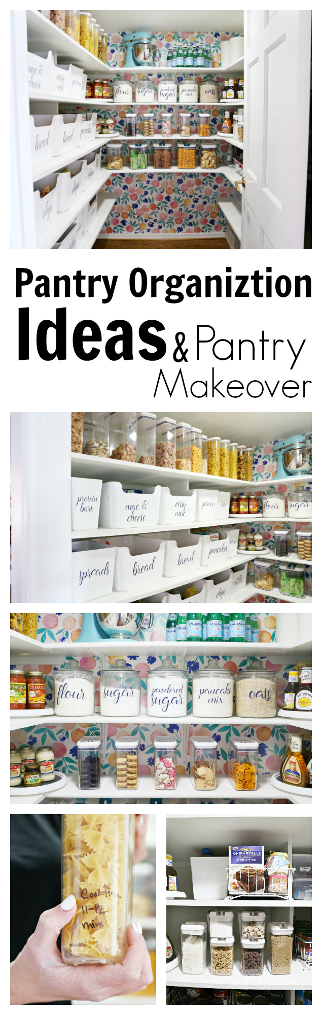 Modern Ranch Reno Pantry Organization Ideas (Pantry Makeover) Classy