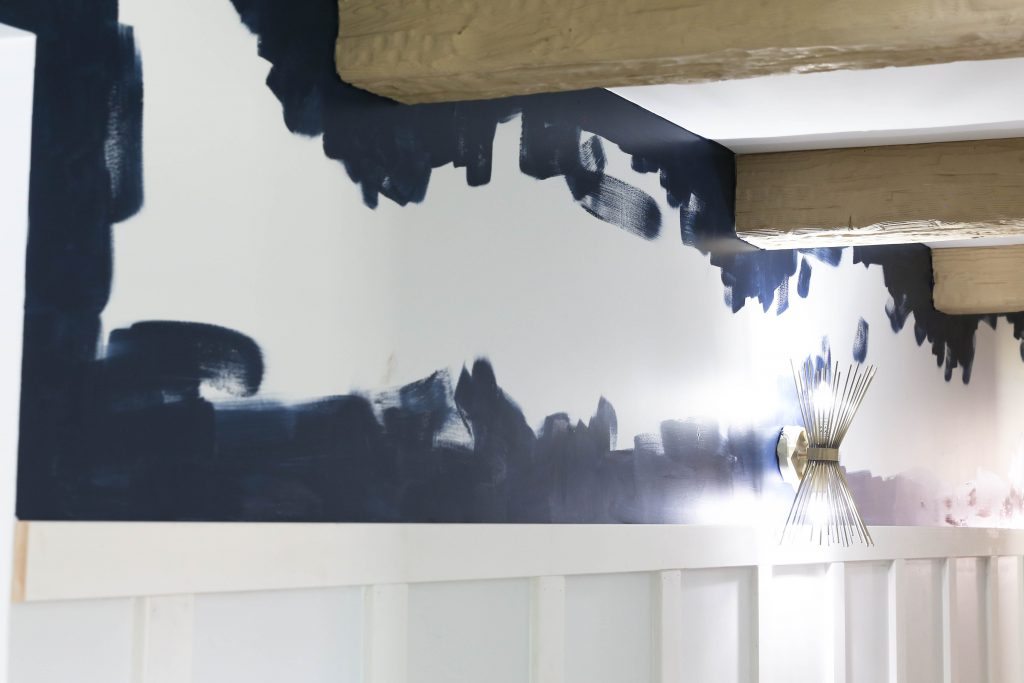 Choosing a paint color with Behr Paint- Hallway Makeover with Classy Clutter