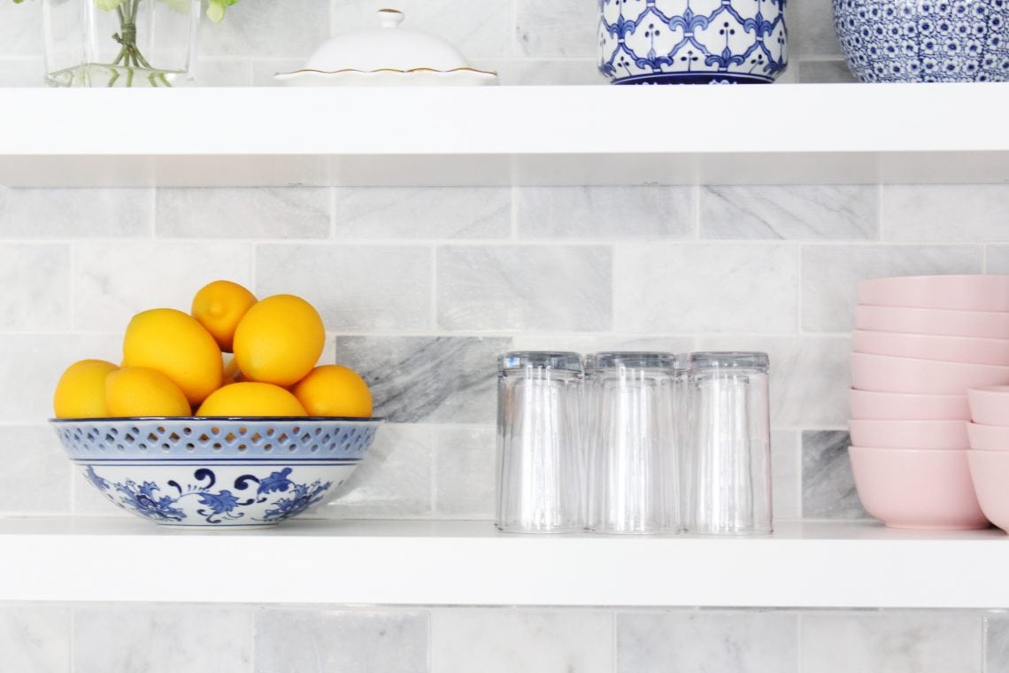 [HACK] How To Install Floating Shelves Over Tile! Classy Clutter