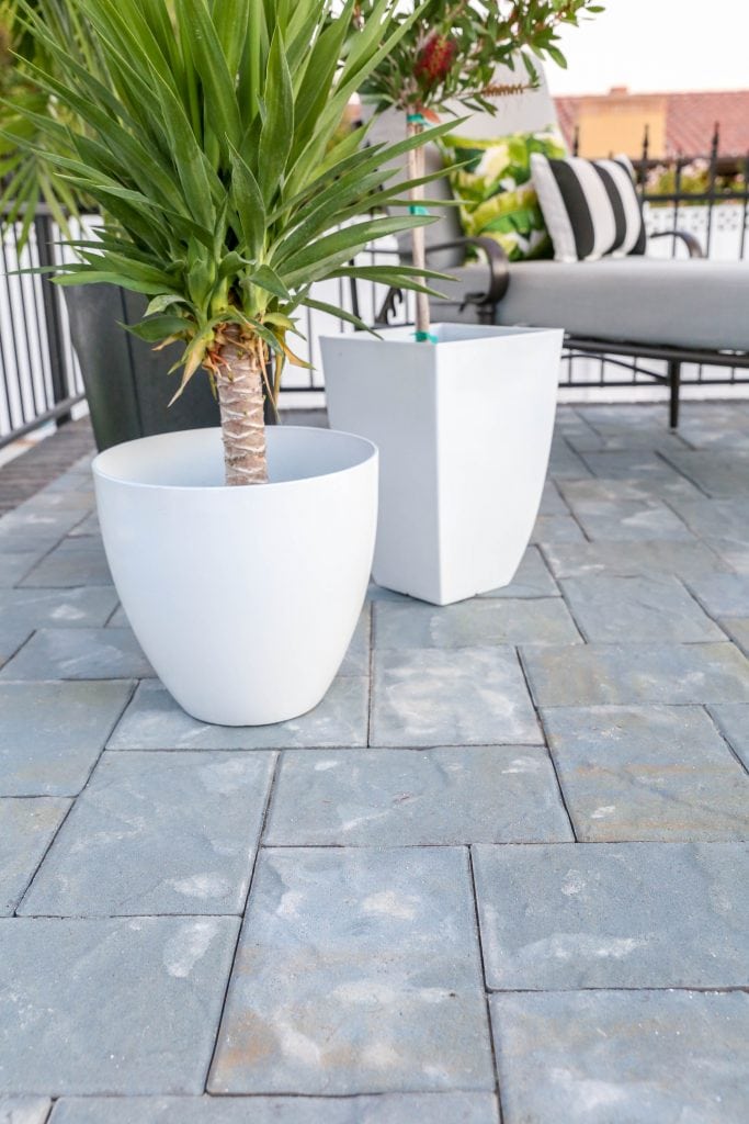 To Install Pavers, Outdoor Patio Tiles Over Concrete Home Depot